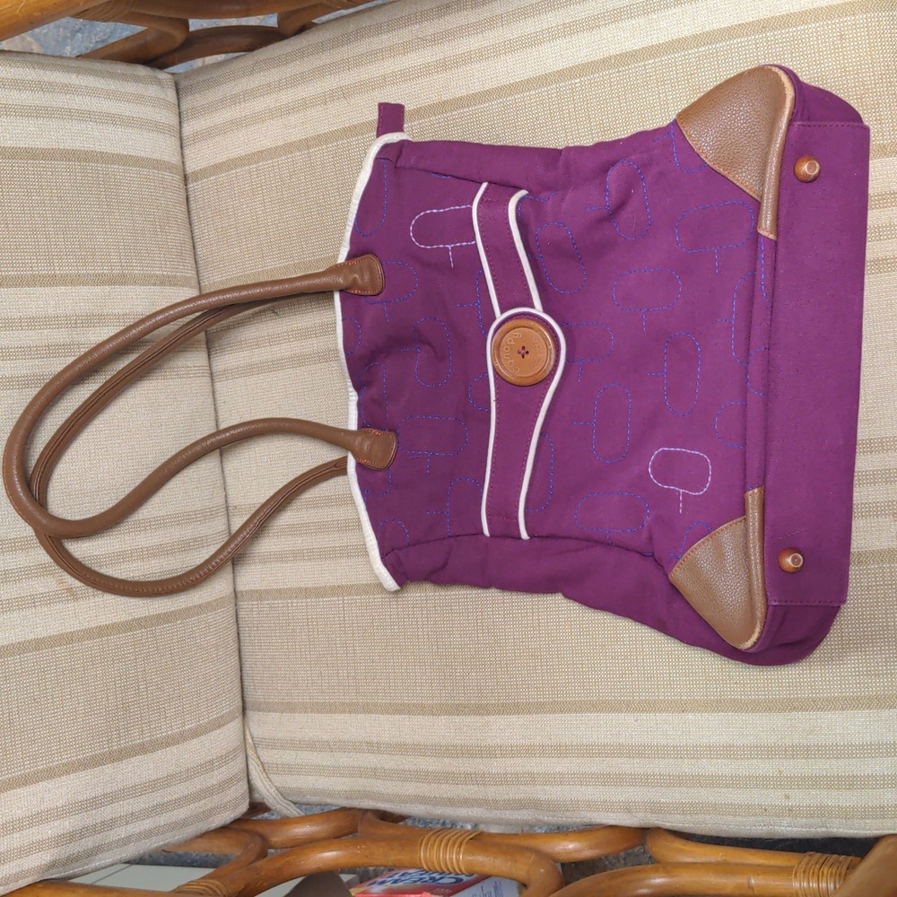 Canopy Verde Plum Purple Zip Tote Bag